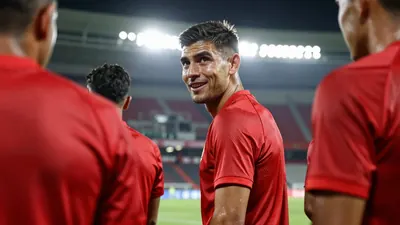 Los jugadores de Toluca posaron para una fotografía de equipo antes del encuentro de la Liga MX contra Juárez el 30 de...